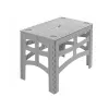 keeeper Klappbarer Outdoor-Tisch Timo L, Nordic Grey, 70 x 45 x 55 cm, Belastbarkeit 80 kg