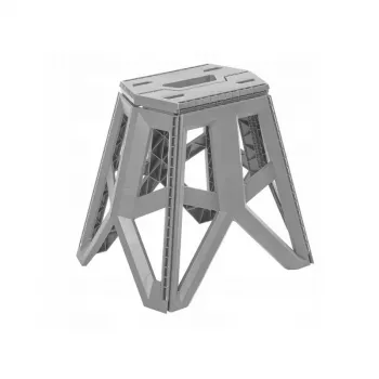 KEEEPER Tom Faltbarer Campingstuhl, 120 kg Traglast, Grau