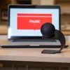 THRONMAX Fireball Dynamisches USB-Podcast-Mikrofon, Niere, 48 kHz/16-Bit, mit Kopfhörer-Monitoring, Schwarz