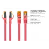 Kabelmeister RJ45 Patchkabel Cat.7 S/FTP, TPE, Magenta, 0,5m