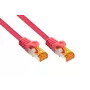 Kabelmeister Cat.7 S/FTP Patchkabel, TPE-Mantel, Magenta, 15m