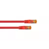 Kabelmeister Cat.7 S/FTP Patchkabel, RJ45, TPE, halogenfrei, Rot, 0,15 m