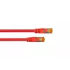 KABELMEISTER Cat.7 S/FTP RJ45 Patchkabel, TPE-Mantel, halogenfrei, Rot, 0,5m