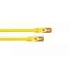 Kabelmeister Cat.7 S/FTP Patchkabel, TPE-Mantel, halogenfrei, gelb, 5m