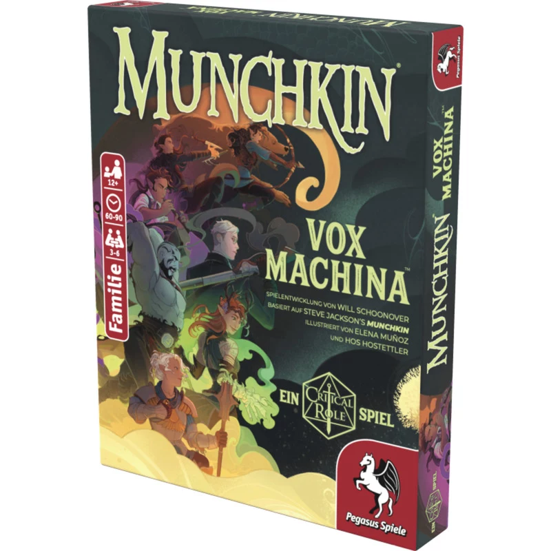 PEGASUS Munchkin Vox Machina - Critical Role Kartenspiel