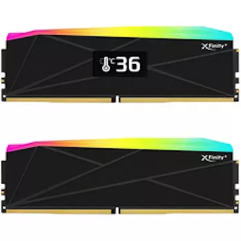 V-Color Manta XFinity+ aRGB 32GB (2 x 16GB) DDR5-6400 CL32 Desktop-Speicherkit, Intel XMP 3.0 / AMD EXPO, Schwarz