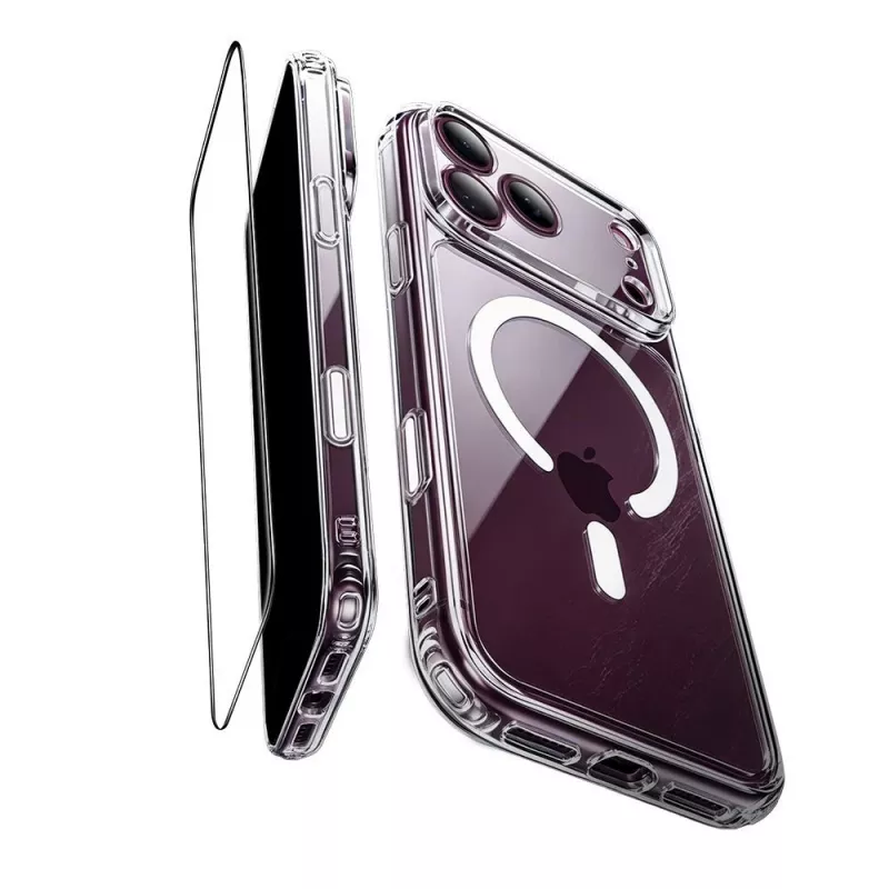 ESR Classic Hybrid MagSafe & Tempered Glass Hülle für iPhone 17 Pro / 18 Pro Transparent