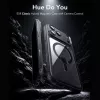 ESR Classic Hybrid MagSafe & Panzerglas Hülle für iPhone 17 Pro Max / 18 Pro Max – Transparent mit schwarzem Rahmen