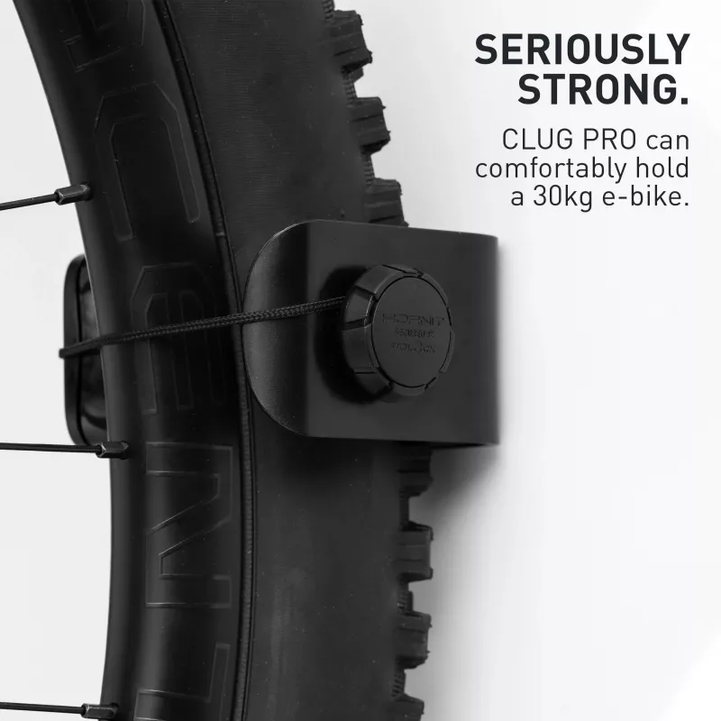 HORNIT CLUG PRO MTB XL Fahrrad Wandhalterung Clip Schwarz 7764XCP