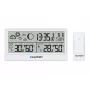 Blaupunkt WS20WH Wetterstation mit Außensensor, Farb-LCD, DCF-Funkuhr, Mondphase, USB-Ladefunktion