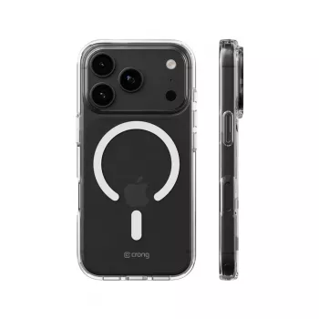 Crong Clear MAG Cover - MagSafe-Hülle für iPhone 18 Pro / 17 Pro (Transparent)