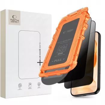 TECH-PROTECT Quick Set Spy+ Privacy Panzerglas Displayschutzfolie 2er-Pack für iPhone 18 Pro Max