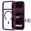 TECH-PROTECT MagOne MagSafe Hülle mit Displayschutz aus gehärtetem Glas 2er-Pack für iPhone 17 Pro Max / 18 Pro Max – Dark Cherry/Transparent