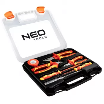 NEO TOOLS 7-teiliges isoliertes Zangen- und Schraubendreher-Set 1000V VDE
