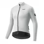 ROCKBROS YDWT006 TVI Damen Fahrradjacke - Winddicht Wasserabweisend Thermo-Fleece Gefüttert, Weiß-Grau, Größe S
