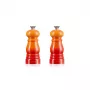 Le Creuset Salz- und Pfeffermühlen-Set 11 cm Volcanic Orange
