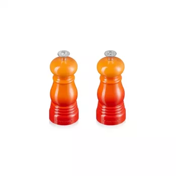 Le Creuset Salz- und Pfeffermühlen-Set 11 cm Volcanic Orange