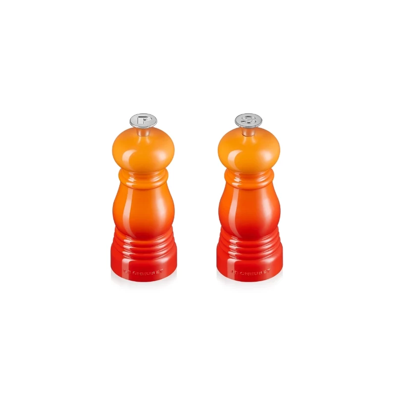 Le Creuset Salz- und Pfeffermühlen-Set 11 cm Volcanic Orange