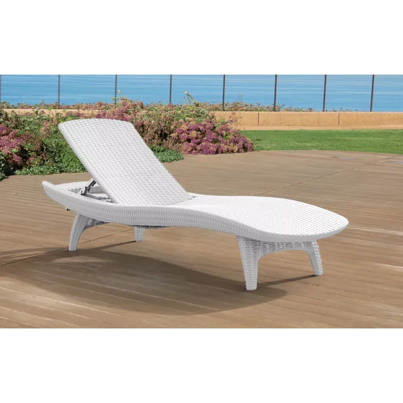 KETER Sonnenliege Pacific Weiß 29195066450