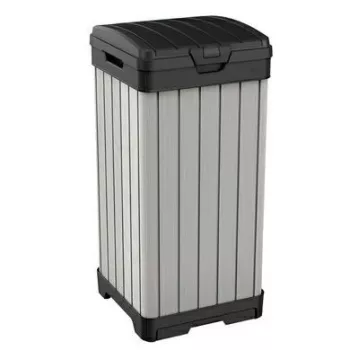 KETER Mülltonne Rockford Mülltonne 125L grau