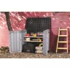 KETER GARTEN- UND BALKONBOX MIDI GRAU-SCHWARZ 132x71,5x113,5cm