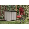 KETER GARTEN- UND BALKONBOX MIDI GRAU-SCHWARZ 132x71,5x113,5cm