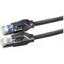Dätwyler 21.05.0005 Cat 6 S/FTP Patchkabel, RJ-45 Stecker auf RJ-45 Stecker, 0,5 m, Schwarz, LSZH, 10 Gbps