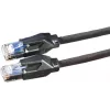 Dätwyler 21.05.0005 Cat 6 S/FTP Patchkabel, RJ-45 Stecker auf RJ-45 Stecker, 0,5 m, Schwarz, LSZH, 10 Gbps