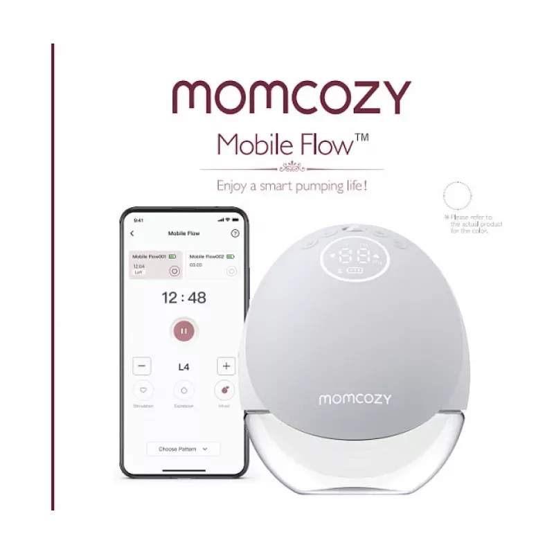 Momcozy - M9 Freihändige Milchpumpe - Rot