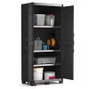 KETER XL Garage Hochschrank 89x54x188cm Schwarz