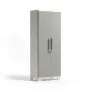 KETER Linear Wood Hochschrank 68x39x173cm hellbeige/hellgrau