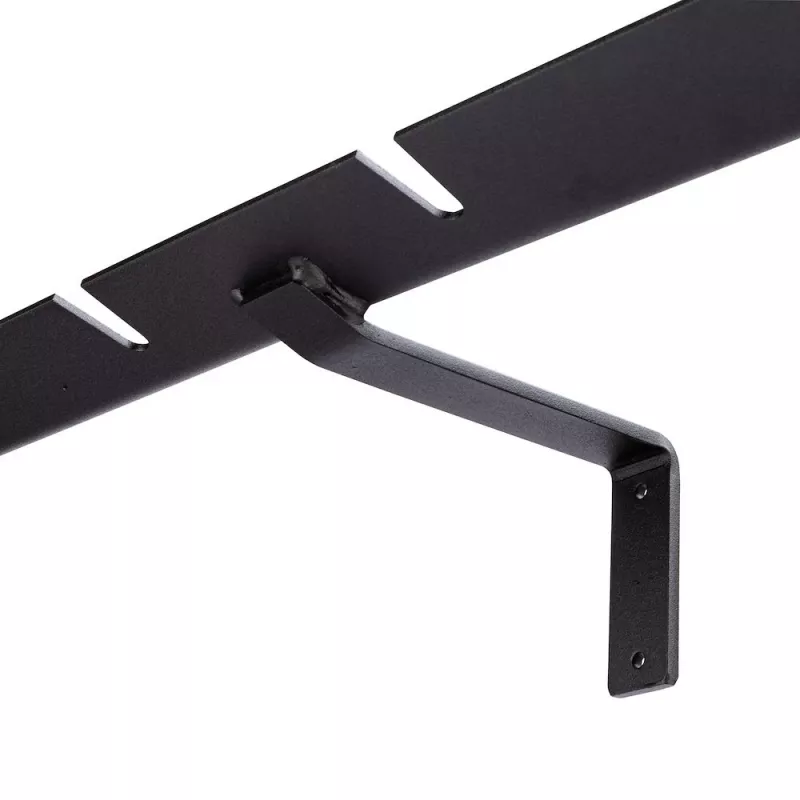 Manfrotto 027 Wandhalterung für 8 Stative, Aluminium, Schwarz