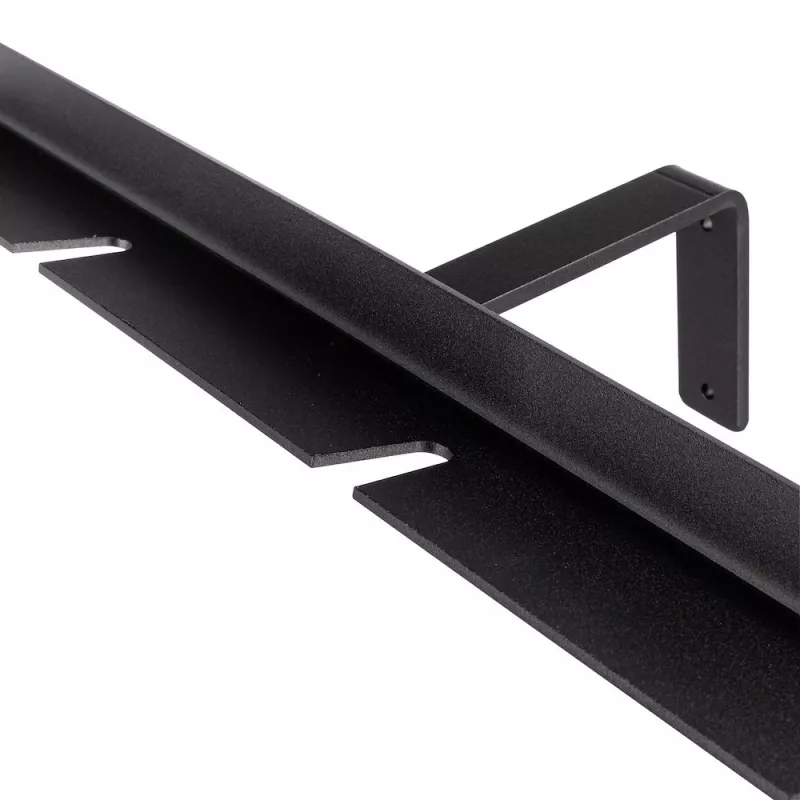 Manfrotto 027 Wandhalterung für 8 Stative, Aluminium, Schwarz