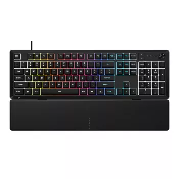CORSAIR SKIFF 100 Kabelgebundene Gaming-Tastatur mit 10-Zonen-RGB-Beleuchtung Schwarz