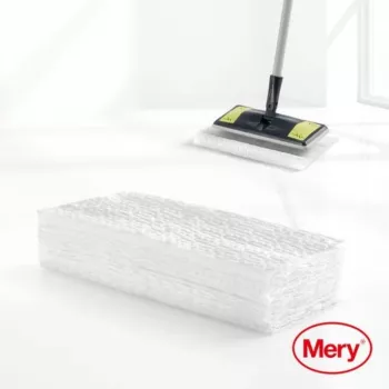 MERY Staubfangtücher Mikrofaser 20 Stk. für Bodenbürste Dust Mop 29,5x21,5cm