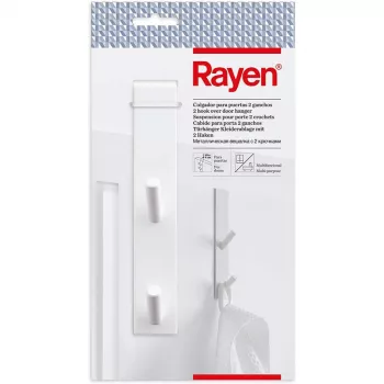 RAYEN Türhaken zum Aufhängen / 2 Haken / weiß