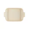 LE CREUSET Rechteckige Auflaufform Heritage Steingut 32x24cm / 4L orange