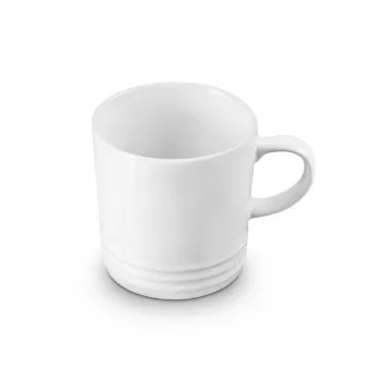 LE CREUSET Steingut-Tasse 350 ml weiß