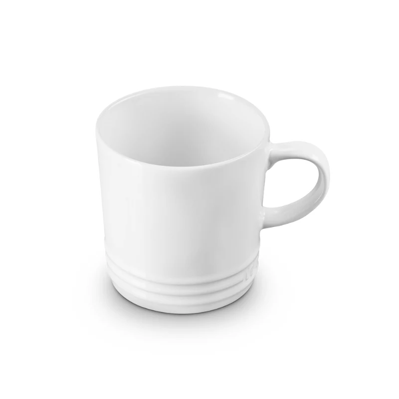 LE CREUSET Steingut-Tasse 350 ml weiß