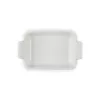 Le Creuset Rechteckige Heritage Steinzeug Auflaufform 19x14cm / 1,1L weiß