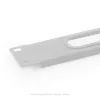 Triton RAC-ZP-X03-A1 19 inch 1U Kabeleinführungsplatte ohne Bürste, Grau