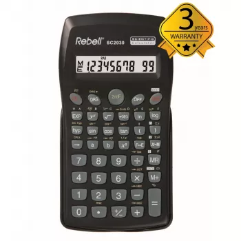 Rebell SC2030 Wissenschaftlicher Taschenrechner, 10-stellig, 136 Funktionen