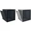LogiLink W09A54B 19" SOHO Wandgehäuse 9U, 540x550 mm, Flatpack, Schwarz