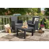 KETER Gartenmöbel-Set Salvador Balkon-Set grau