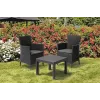 KETER Gartenmöbel-Set Salvador Balkon-Set grau