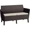 KETER Salemo 2-Sitzer Sofa braun