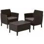 KETER Gartenmöbel-Set Salemo Balkon-Set braun