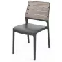 KETER Gartenstuhl Deco Porto Eschenholzton/Grau