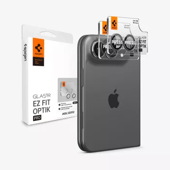 Spigen Glas.Tr Camera EZ FIT Optik Pro Objektivschutz für Apple iPhone Fold, weiß, 2 Stück
