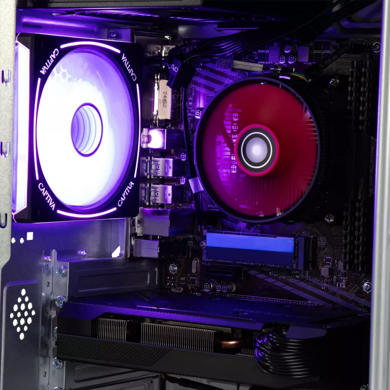 Captiva Advanced Gaming PC R92-706 AMD Ryzen 5 5500, 16GB RAM, 500GB SSD, GeForce RTX 5060 (8GB GDDR7), Windows 11